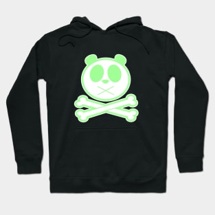 Panda Cross Bone - Green Hoodie